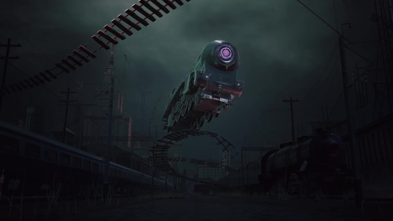 電子朋克冒險遊戲《火車：閃電風暴》預告 曾因資金短缺被凍結