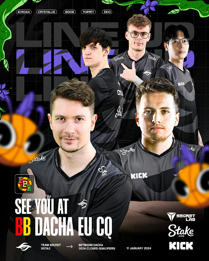 《DOTA2》秘密戰隊公布新陣容 MidOne再次離隊