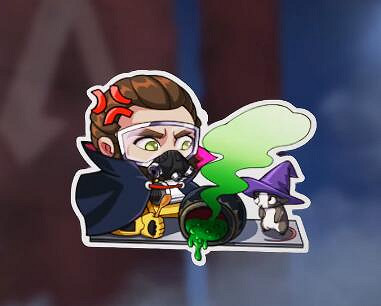 《apex》萬聖節貼紙介紹 《apex》萬聖節貼紙介紹