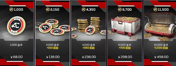 《apex》100金幣價格介紹 《apex》100金幣價格介紹