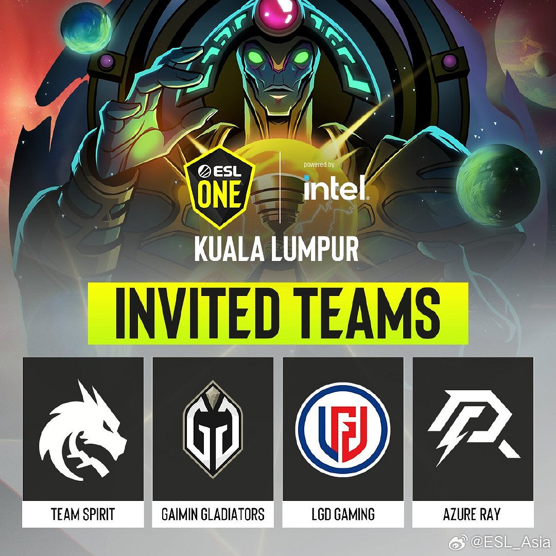 《DOTA2》ESL One吉隆坡站首批直邀隊伍公布 《DOTA2》ESL One吉隆坡站首批直邀隊伍公布