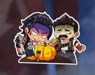 《apex》萬聖節貼紙介紹 《apex》萬聖節貼紙介紹