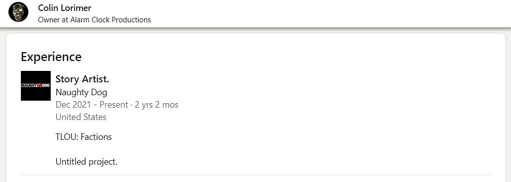 全新奇幻作品？頑皮狗員工主頁顯示正在開發新IP！
