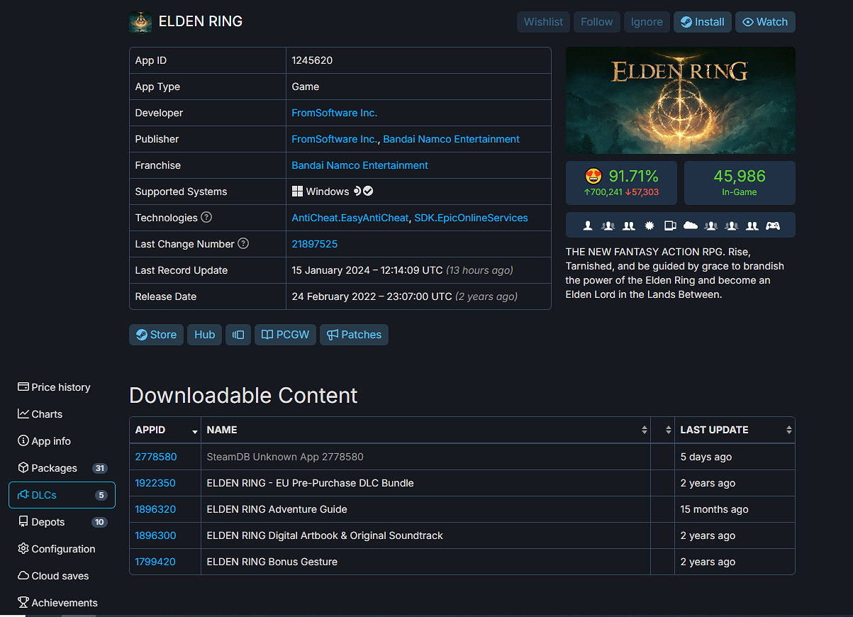 什麽時候官宣!《艾爾登法環》Steam後台更新DLC資料 什麽時候官宣!《艾爾登法環》Steam後台更新DLC資料