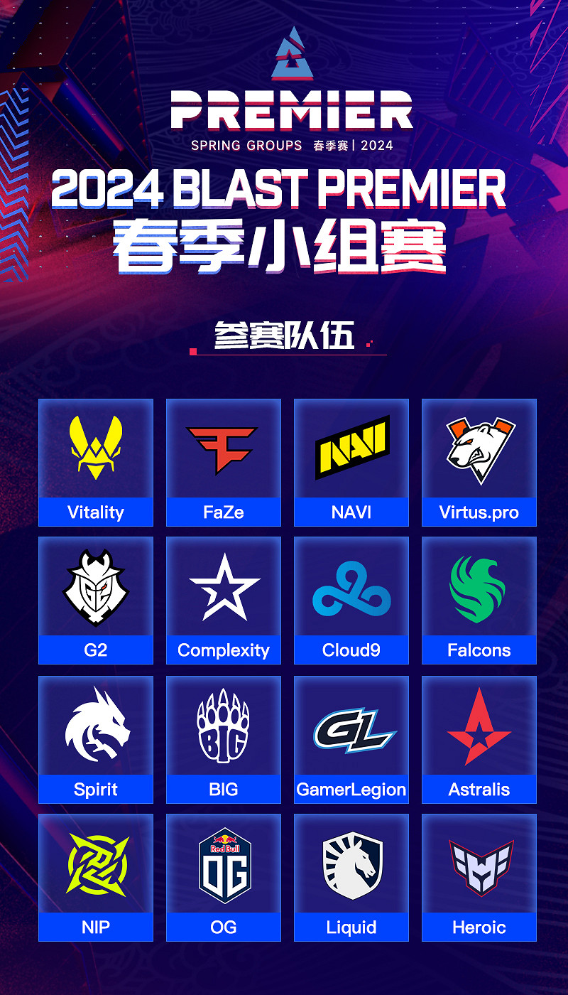 2024年BLAST PREMIER亞洲海選賽開始，5EPlay多角度呈現觀賽體驗