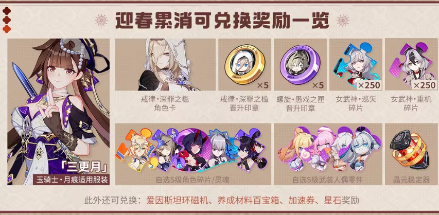 《崩壞3》迎春累消活動介紹 7.3版本迎春累消規則一覽