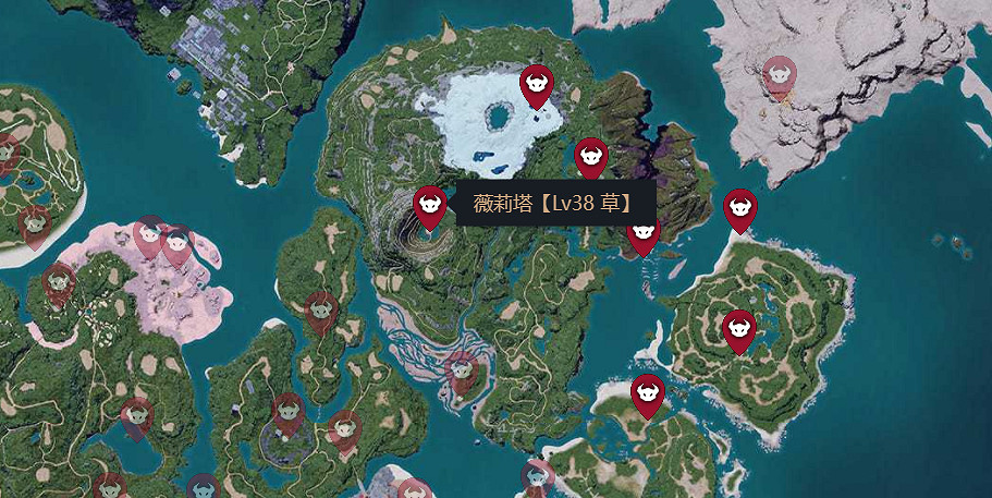 《幻獸帕魯》全Boss位置一覽