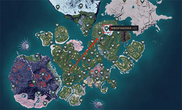 《幻獸帕魯》巨鷲之像位置大全