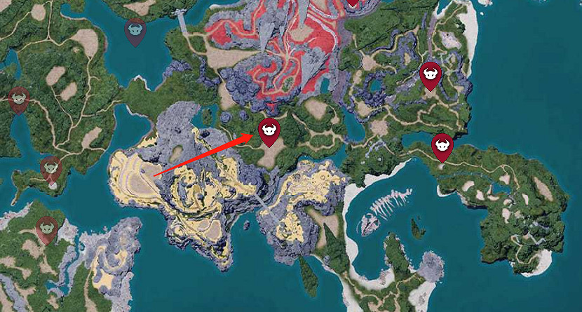 《幻獸帕魯》全Boss位置一覽