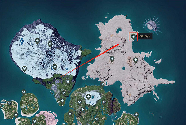 《幻獸帕魯》巨鷲之像位置大全