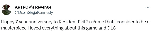 新的里程碑！卡普空《惡靈古堡7》迎來7周年紀念日！