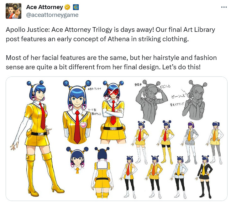 發售在即！《逆轉裁判456》希月心音早期概念圖賞！