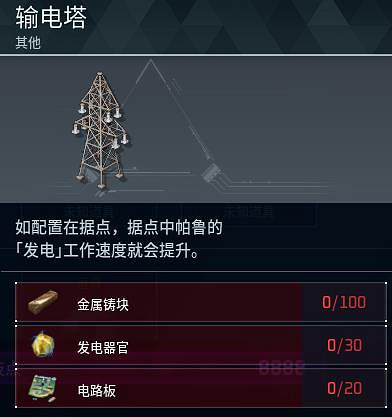 《幻獸帕魯》全科技圖鑒一覽