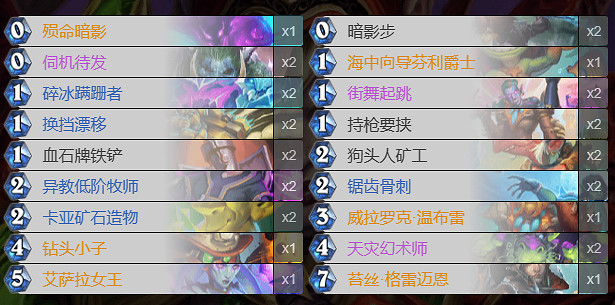 《爐石戰記》深入深岩之洲發掘賊卡組推薦 《爐石戰記》深入深岩之洲發掘賊卡組推薦