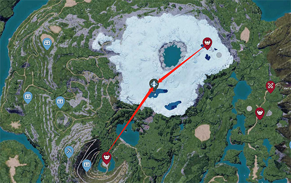 《幻獸帕魯》火山高塔位置介紹