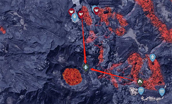 《幻獸帕魯》火山高塔位置介紹