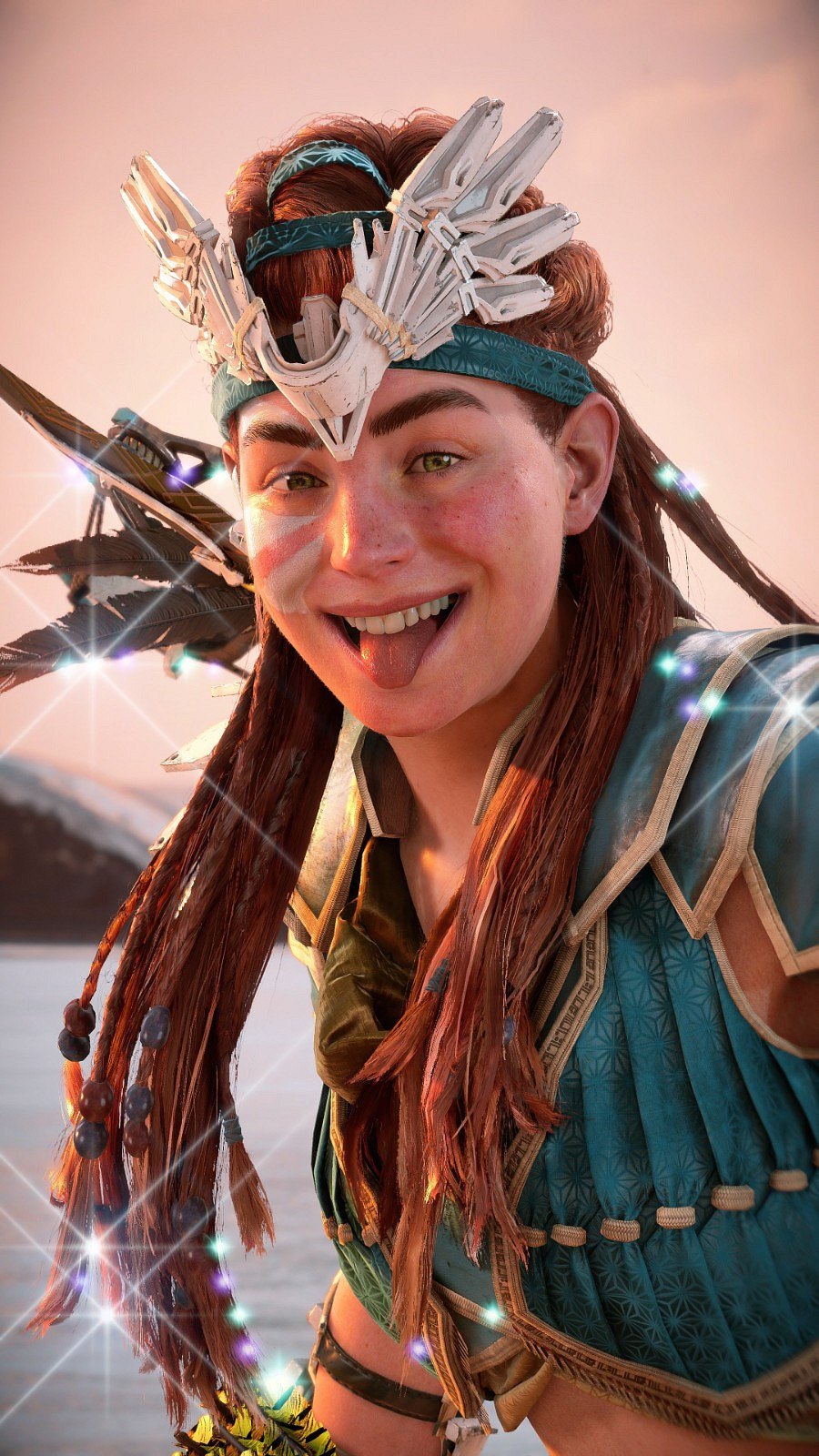 《地平線:西域禁地》女主美照 笑容好甜美你心動嗎? 《地平線:西域禁地》女主美照 笑容好甜美你心動嗎?