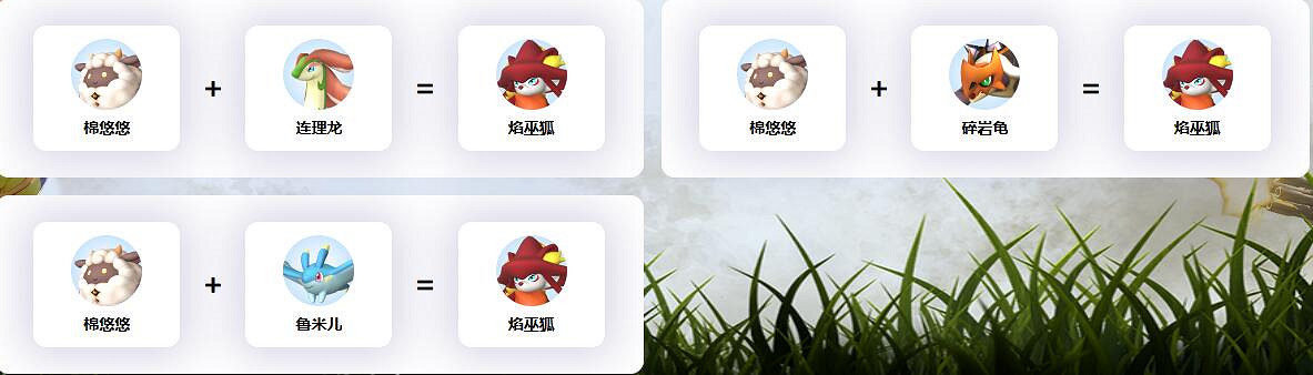 《幻獸帕魯》焰巫狐配種公式一覽 《幻獸帕魯》焰巫狐配種公式一覽