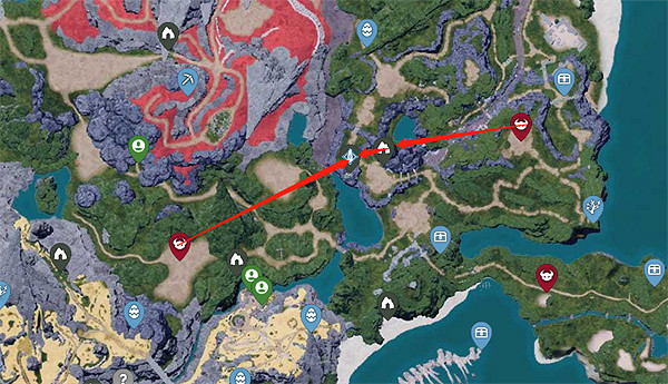 《幻獸帕魯》火山高塔位置介紹