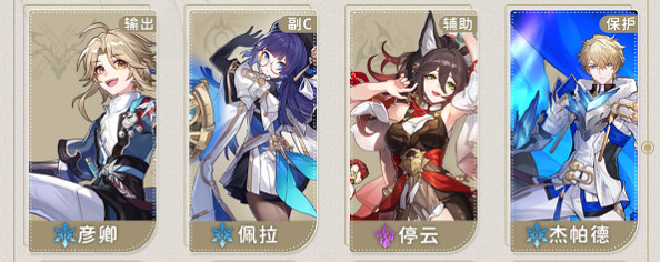 崩壞星穹鐵道全角色配隊推薦