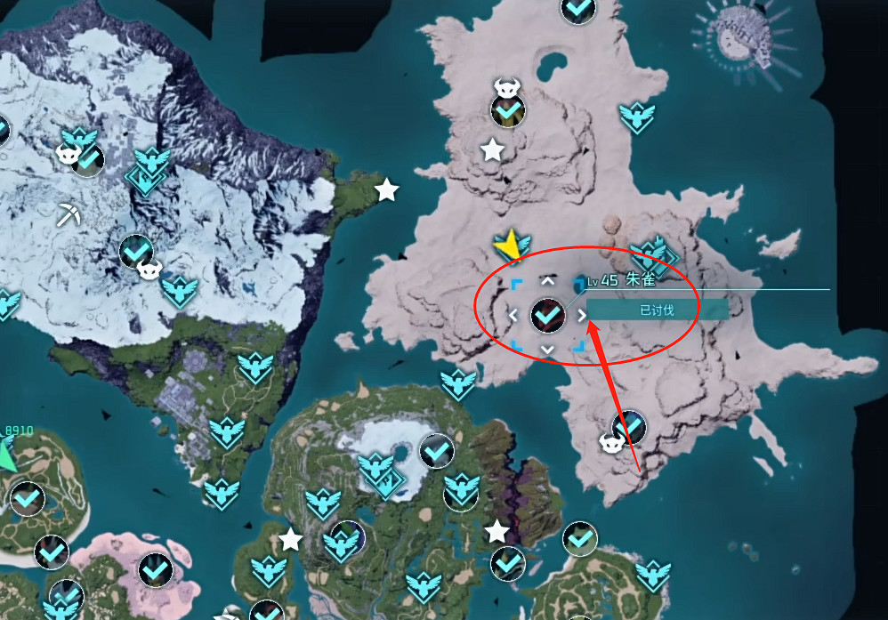 《幻獸帕魯》朱雀位置介紹 《幻獸帕魯》朱雀位置介紹