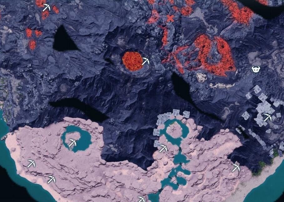 《幻獸帕魯》全地圖礦資源分布總覽 《幻獸帕魯》全地圖礦資源分布總覽