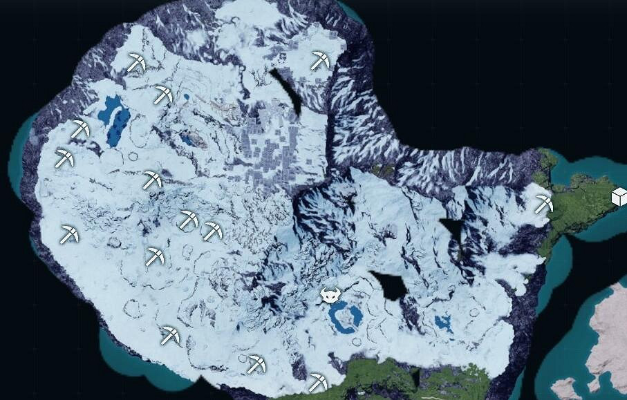 《幻獸帕魯》全地圖礦資源分布總覽 《幻獸帕魯》全地圖礦資源分布總覽