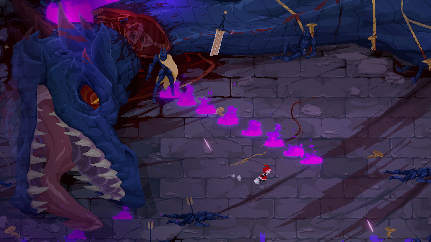 2D黑暗奇幻風格類魂遊戲《紅眼露比》上架Steam