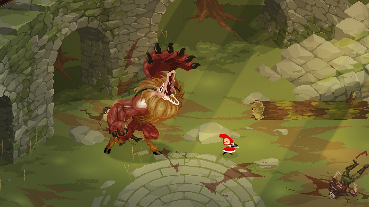 2D黑暗奇幻風格類魂遊戲《紅眼露比》上架Steam