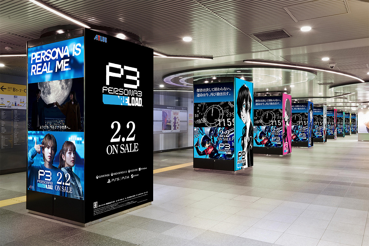 宣傳力度加大!東京出現《女神異聞錄3R》巨型海報! 宣傳力度加大!東京出現《女神異聞錄3R》巨型海報!