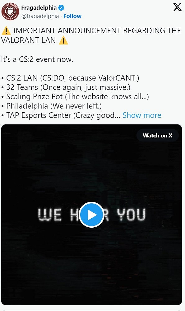 有點尷尬!《特戰英豪》比賽無人報名改為《CS2》比賽 有點尷尬!《特戰英豪》比賽無人報名改為《CS2》比賽