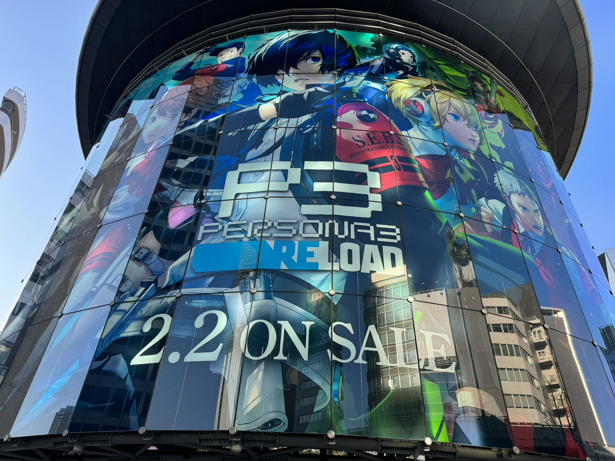 宣傳力度加大!東京出現《女神異聞錄3R》巨型海報! 宣傳力度加大!東京出現《女神異聞錄3R》巨型海報!