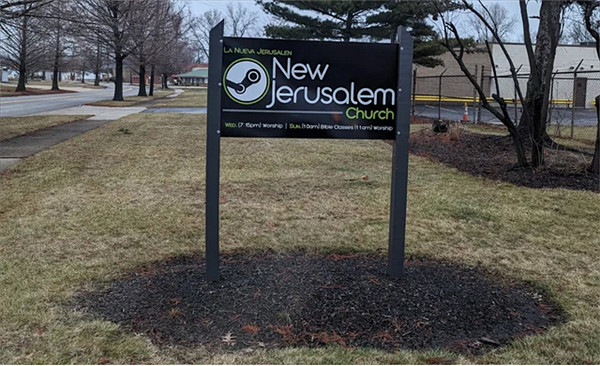 G胖將成為新耶路撒冷?教堂用Steam logo作為宣傳標誌