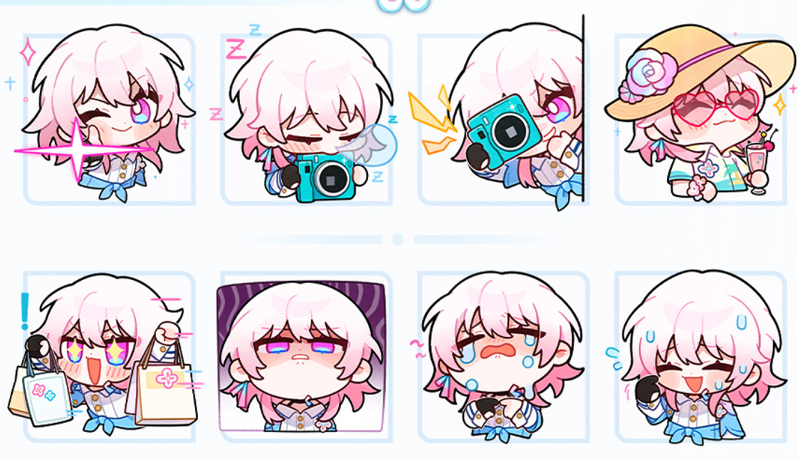 崩壞星穹鐵道三月七頭像大全