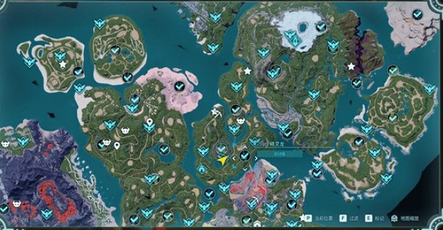 《幻獸帕魯》精靈龍位置介紹