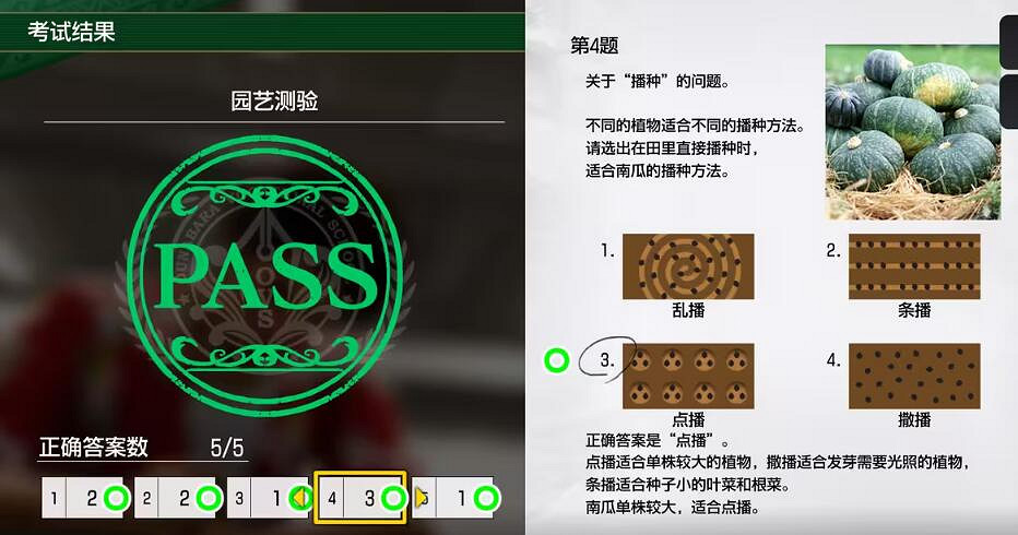《人中之龍8無限財富》園藝測試考題答案 《人中之龍8無限財富》園藝測試考題答案