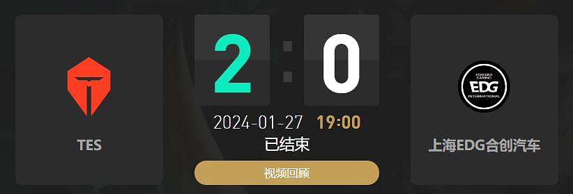 《lol》春季賽TES VS EDG影片介紹