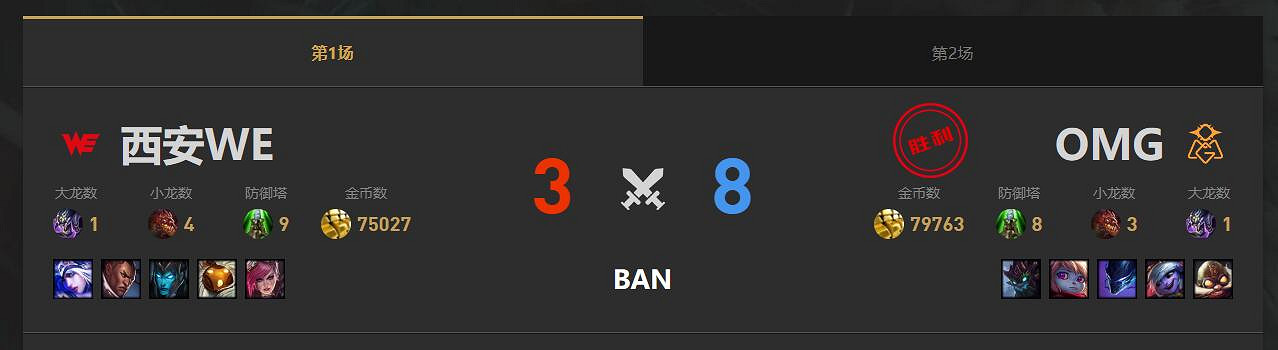 《lol》春季賽OMG VS WE影片介紹