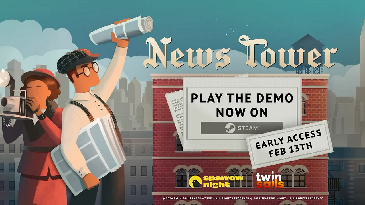 模擬經營遊戲新作《新聞大廈》2月Steam開啟搶先體驗 模擬經營遊戲新作《新聞大廈》2月Steam開啟搶先體驗