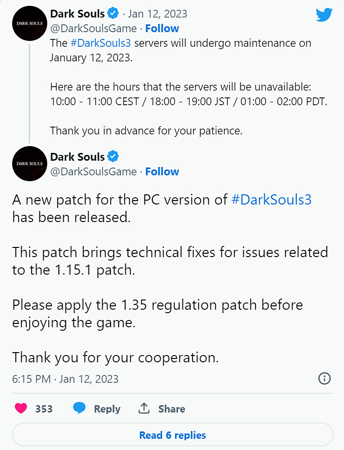 《黑暗靈魂3》已發布更新 修復技術問題