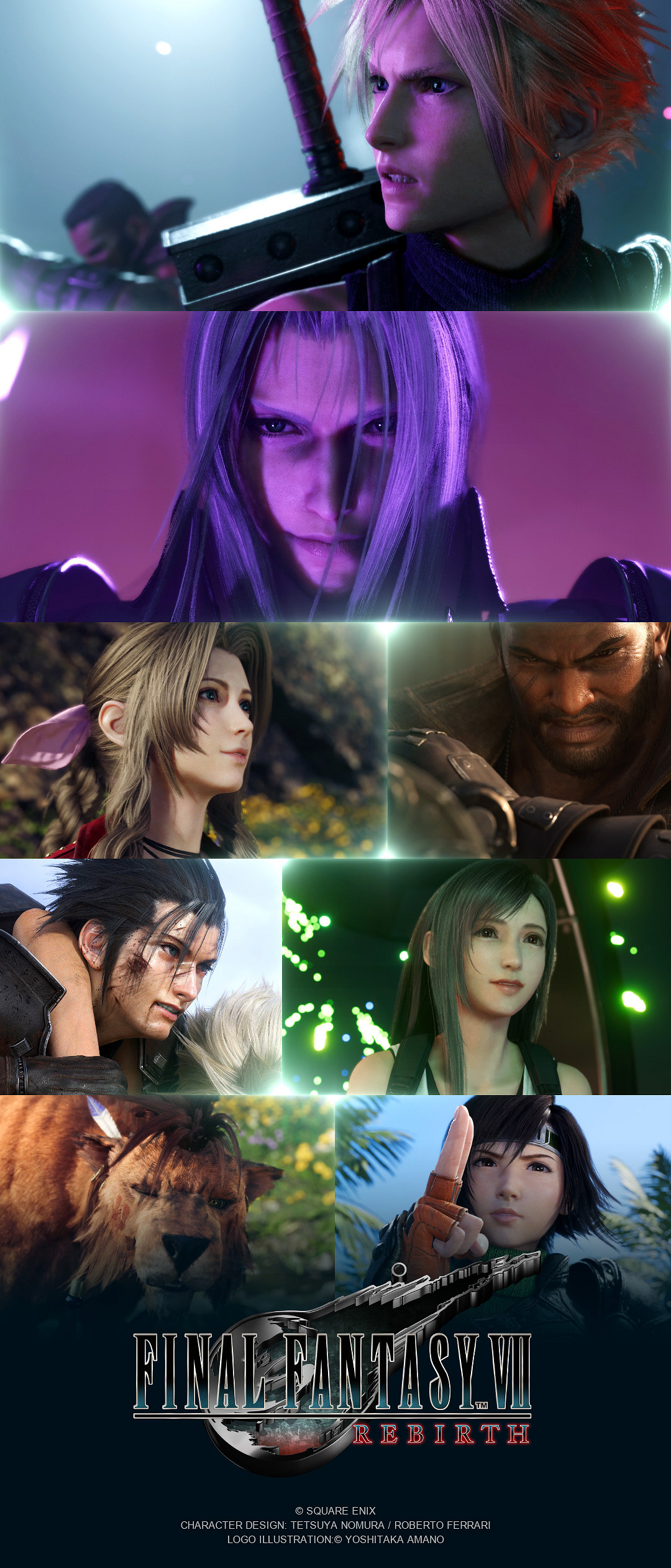 宿命感拉滿!《最終幻想7:重生》分享高清原創壁紙 宿命感拉滿!《最終幻想7:重生》分享高清原創壁紙