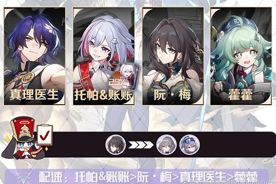 崩壞星穹鐵道真理醫生最強配隊思路