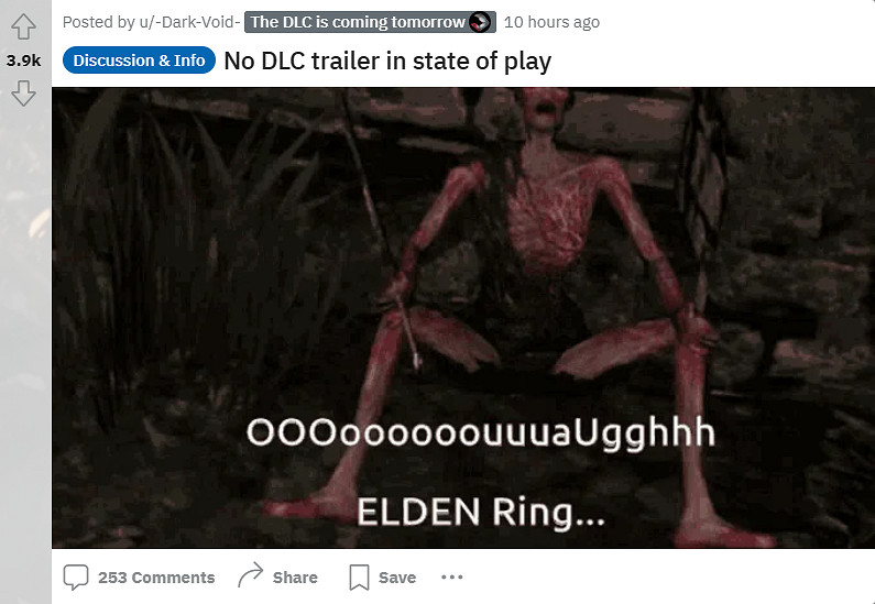 索尼遊戲發布會仍無《艾爾登法環》DLC消息！粉絲癲狂哀嚎