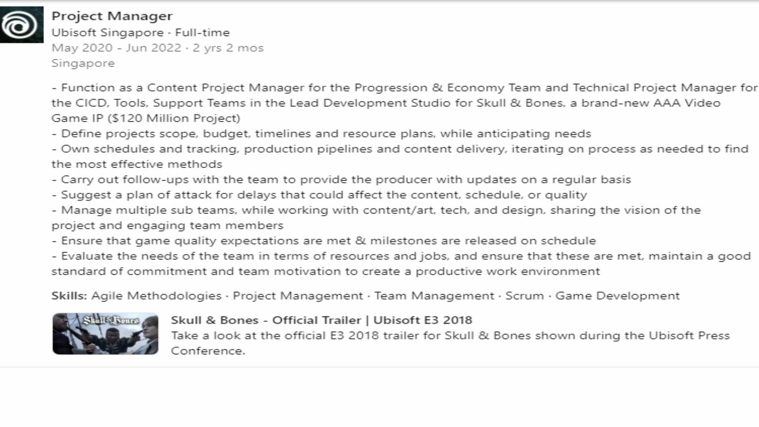 前項目經理證實 育碧《怒海戰記》預算超1.2億美元 前項目經理證實 育碧《怒海戰記》預算超1.2億美元