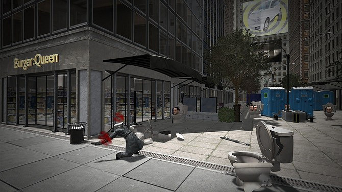 《監控人VS馬桶男》登陸Steam 另類第一人稱FPS