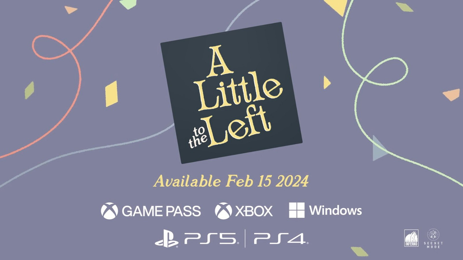 Steam特別好評 休閒益智遊戲《往左一點》2月15日登陸主機