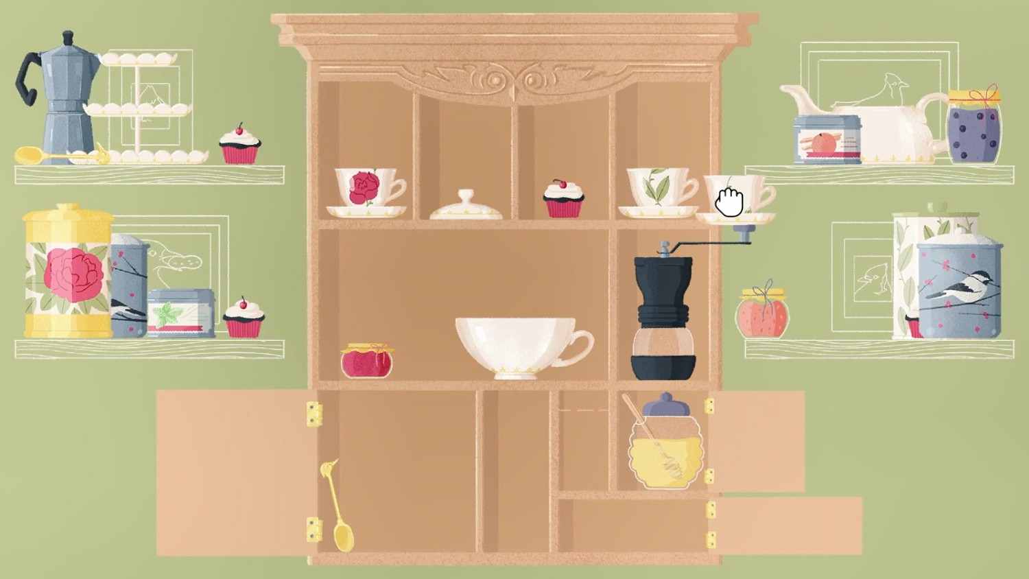 Steam特別好評 休閒益智遊戲《往左一點》2月15日登陸主機