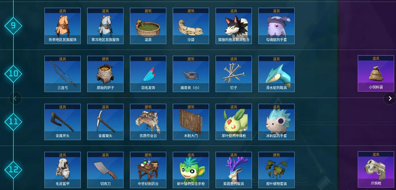 《幻獸帕魯》鞍具大全一覽 《幻獸帕魯》鞍具大全一覽