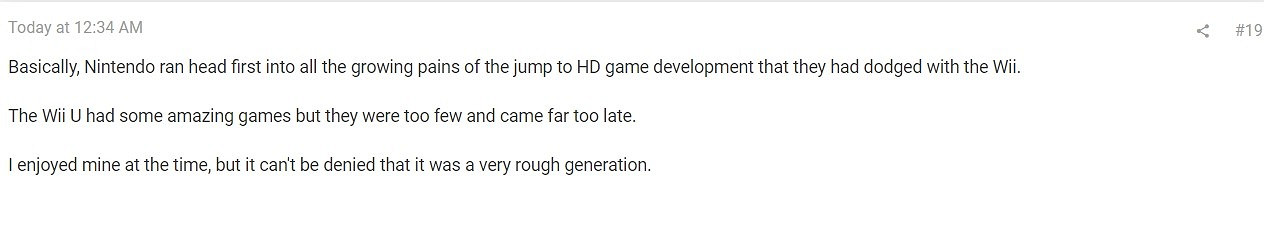 國外Restera論壇任天堂玩家感歎:相比NS WiiU時代太難熬 國外Restera論壇任天堂玩家感歎:相比NS WiiU時代太難熬