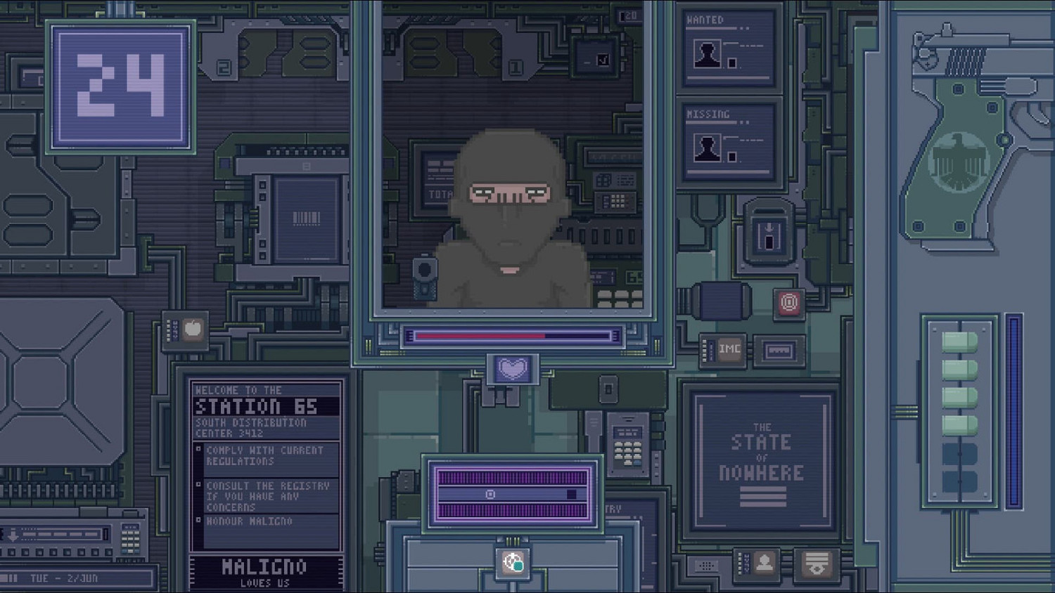 單人模擬遊戲《The State of Nowhere》Steam頁面 暫不支援中文